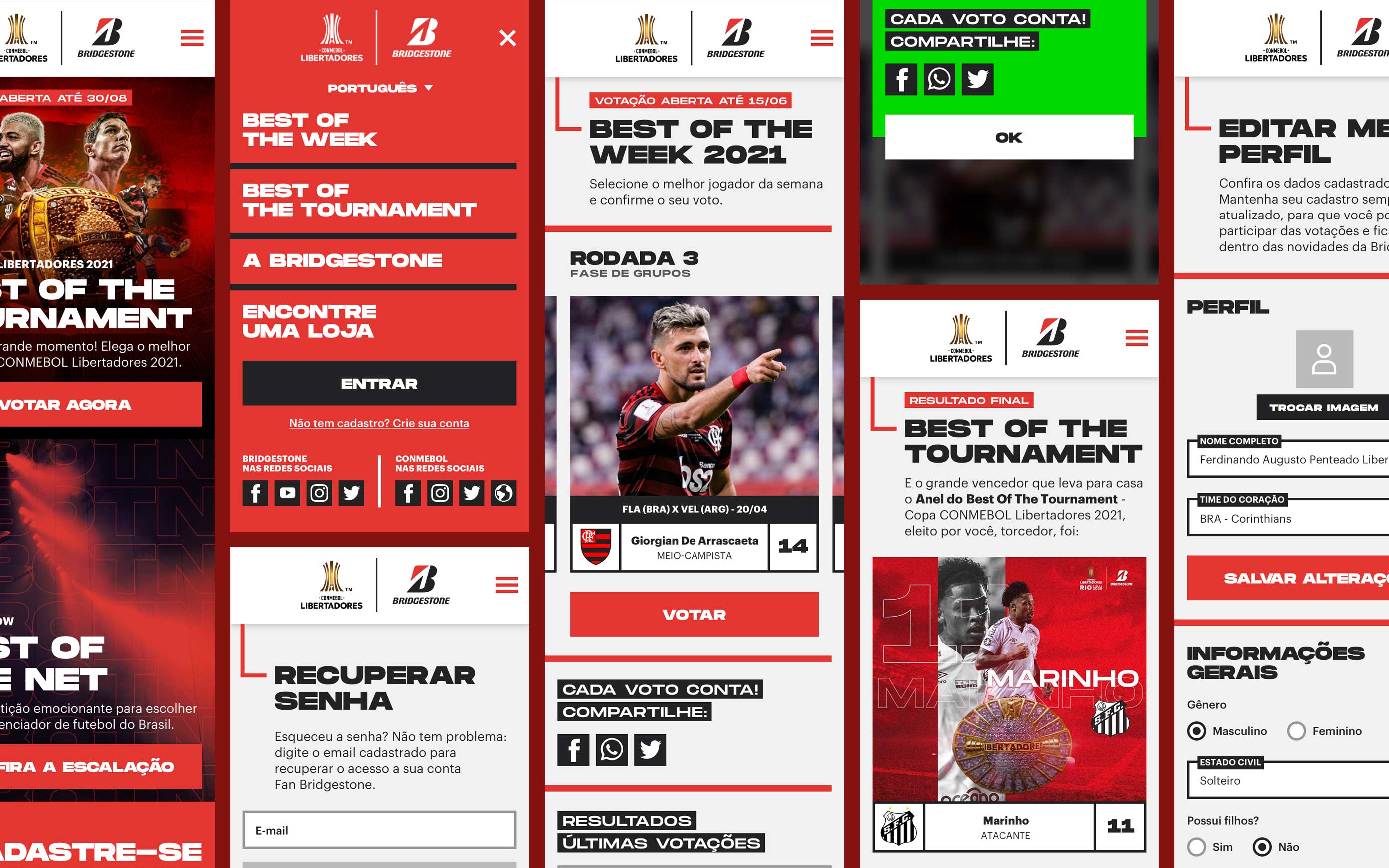 Fan Bridgestone — UI/UX · Campaign