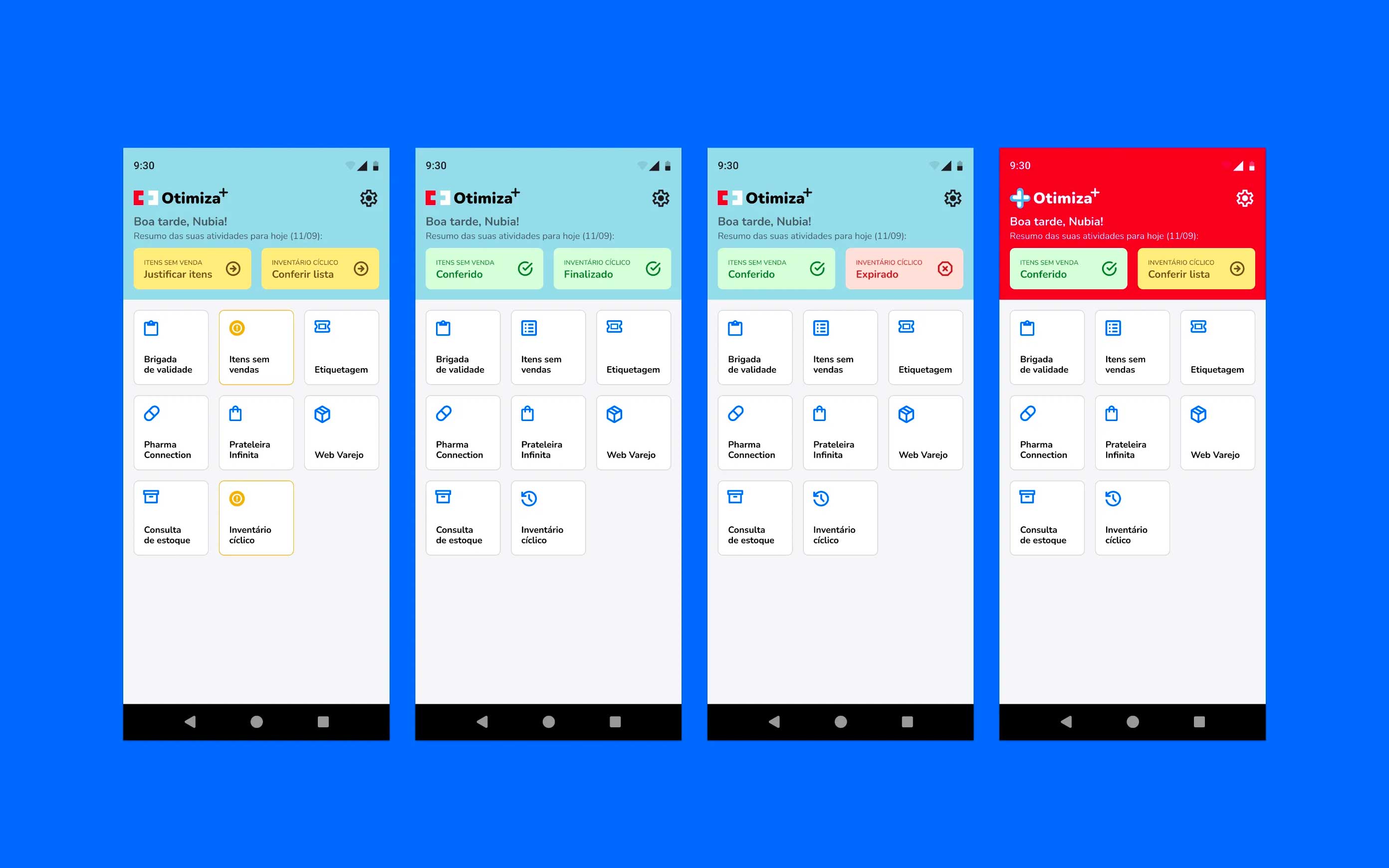 Otimiza+ — UI/UX · Product