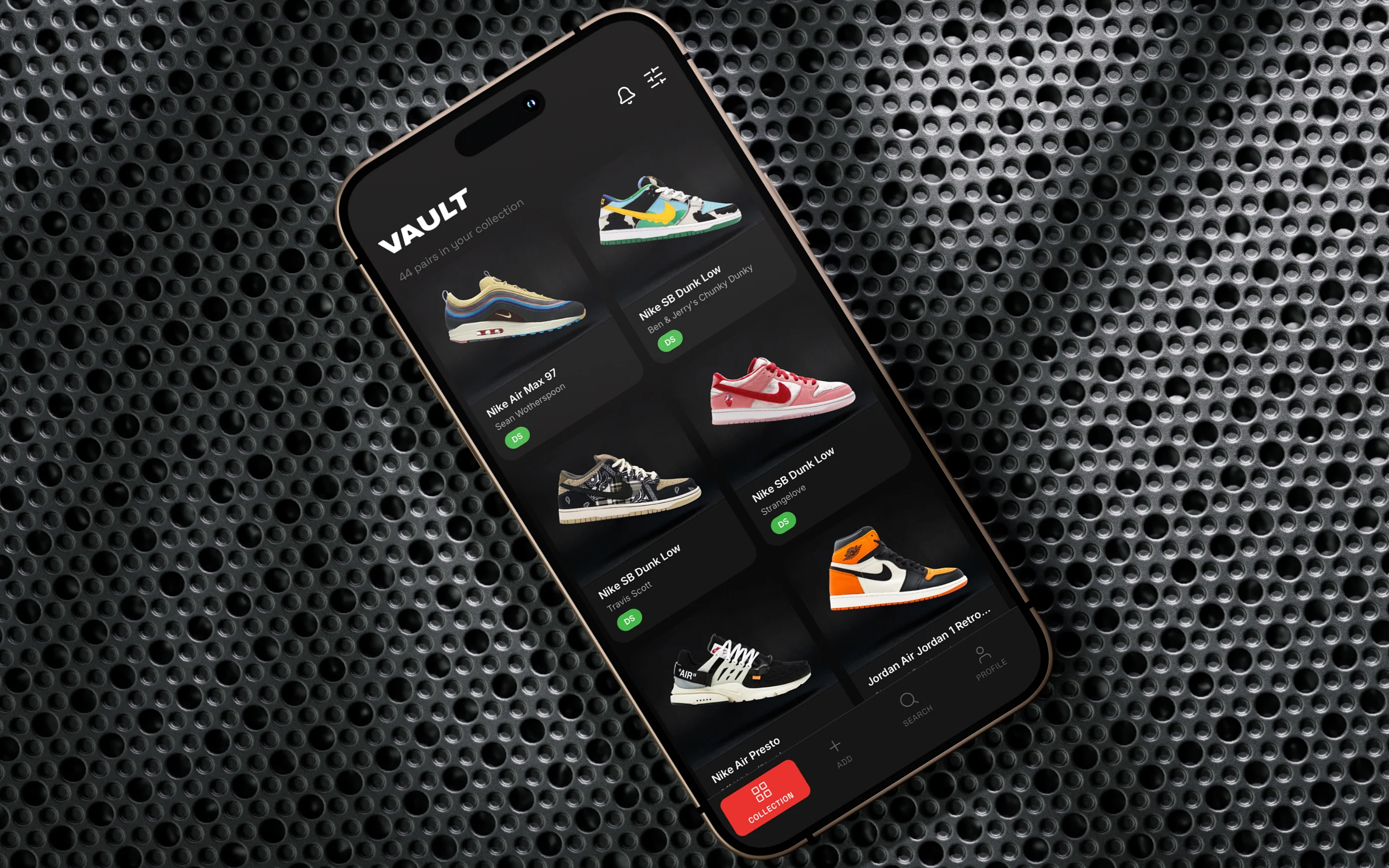 Vault — UI/UX · App